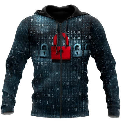 Cyber Language 3D All Over Printed Unisex Shirts