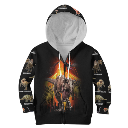 Dinosaur T-Rex 3d All Over Printed Shirts