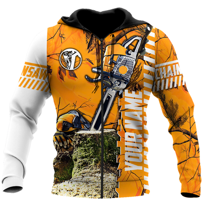 Customize Name Chainsaw 3D All Over Printed Unisex Shirts