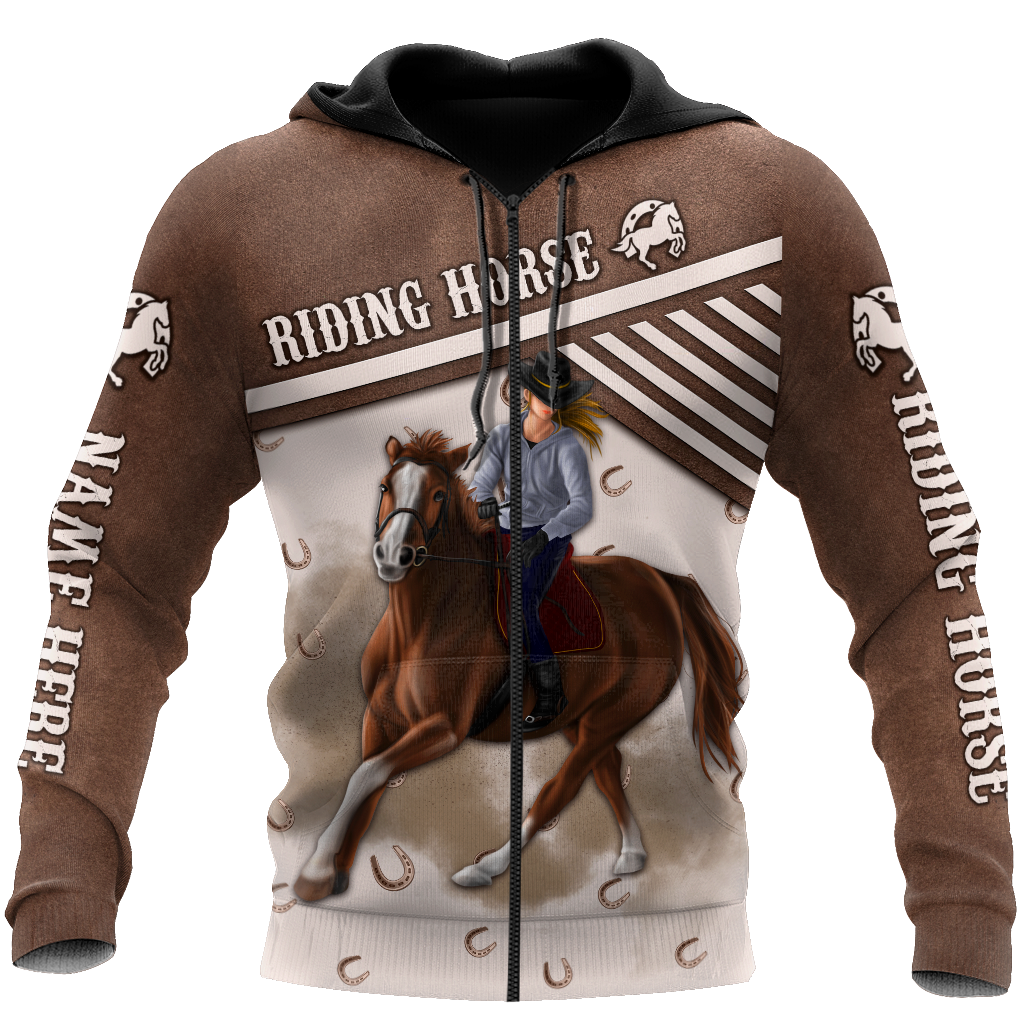 Riding Horse 3D All Over Printed Unisex Shirts
