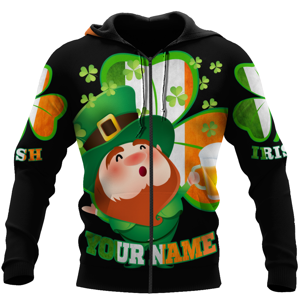 Irish 3D All Over Printed Unisex Shirts Saint Patrick's Day Black Ver