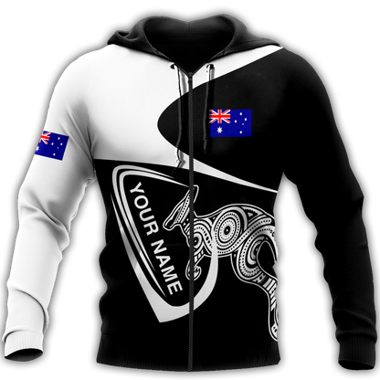 Premium Unisex Hoodie Aboriginal Australia Custom Name ML