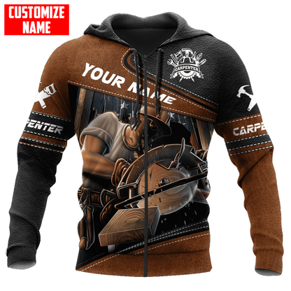 Tmarc Tee Personalized Name Carpenter 3D All Over Printed Unisex Shirts Ver 6