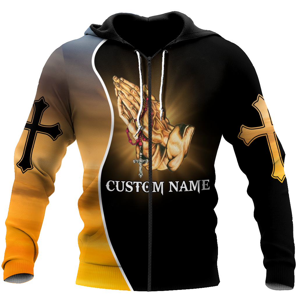 Premium Christian Jesus Easter Personalized Name 3D All Over Printed Unisex Shirts HV