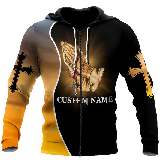 Premium Christian Jesus Easter Personalized Name 3D All Over Printed Unisex Shirts HV