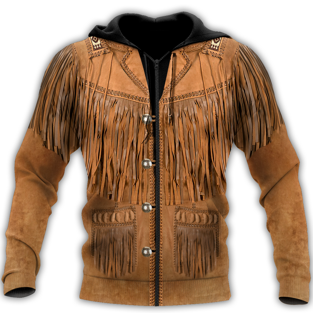 Cowboy Jacket No24 Cosplay 3D Over Printed Unisex Deluxe Hoodie ML