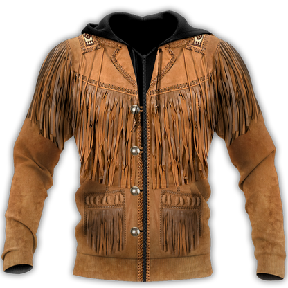 Cowboy Jacket No24 Cosplay 3D Over Printed Unisex Deluxe Hoodie ML