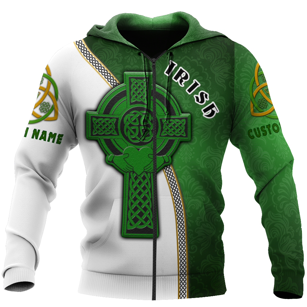 Irish Custom Name St.Patrick Day 3D Hoodie Shirt For Men And Women LAM