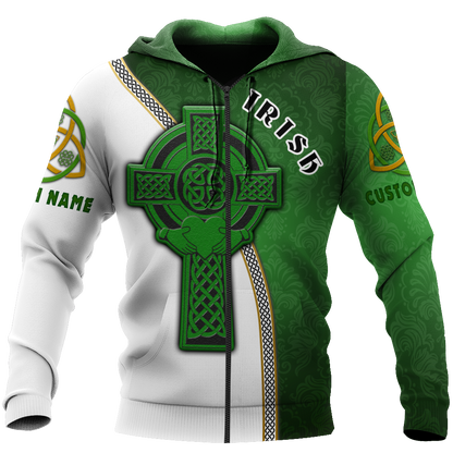 Irish Custom Name St.Patrick Day 3D Hoodie Shirt For Men And Women LAM