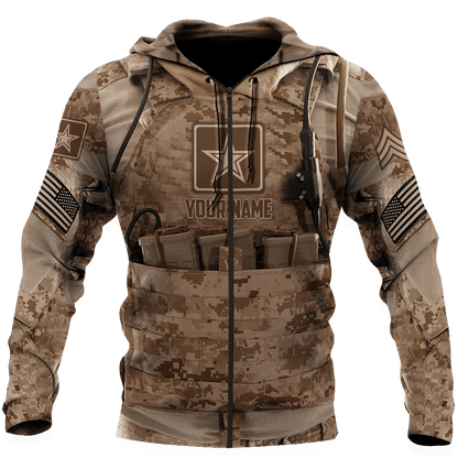 US Army Veteran Camo 3D All Over Printed