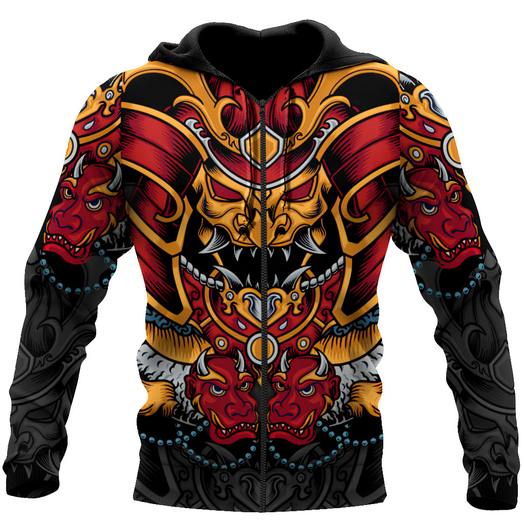 Premium Unisex 3D Printed Oni Samurai Shirts MEI