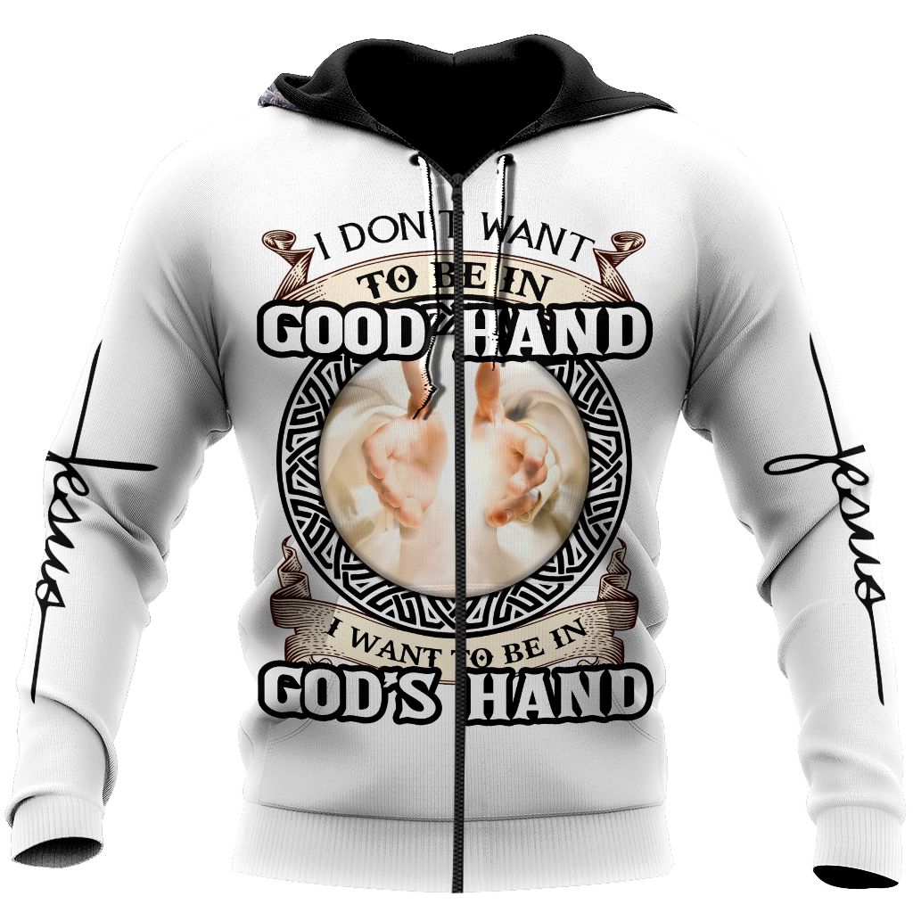 Premium Unisex Hoodie Easter Day Christian Jesus Hand Of God No59 ML