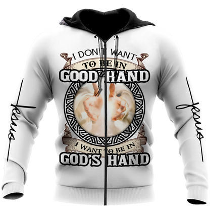 Premium Unisex Hoodie Easter Day Christian Jesus Hand Of God No59 ML