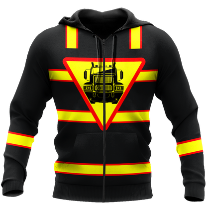Premium Trucker Personalized Name 3D All Over Printed Unisex Shirts