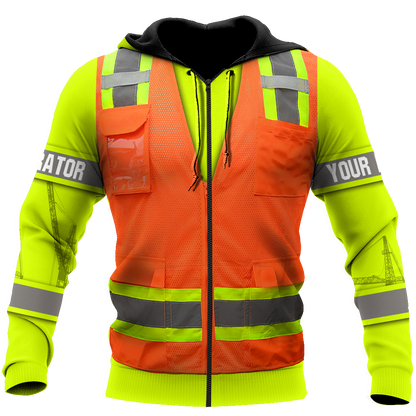 Customize Name Heavy Equipment Operator 3D All Over Printed Unisex Shirts
