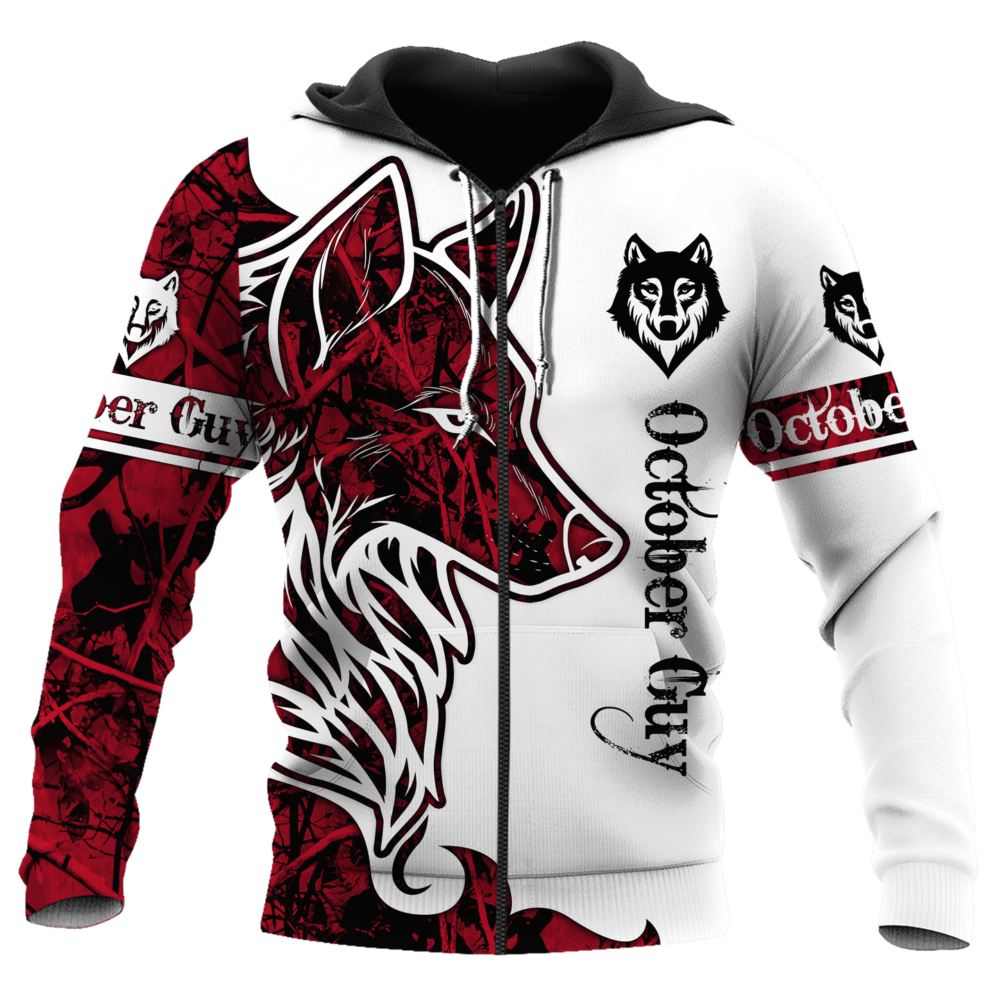 October Wolf 3D All Over Printed Shirts Pi112070