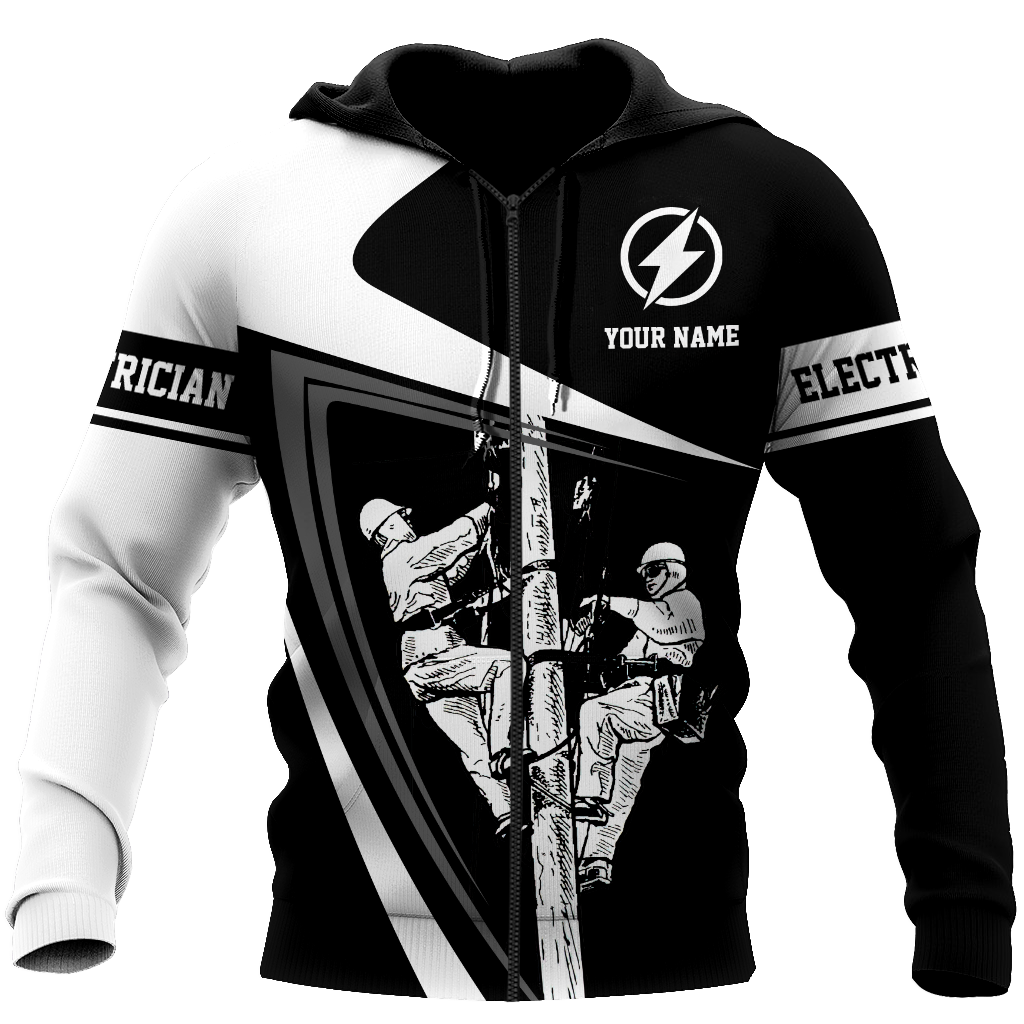 Customize Name Electrician 3D All Over Printed Unisex Shirts MH08052101