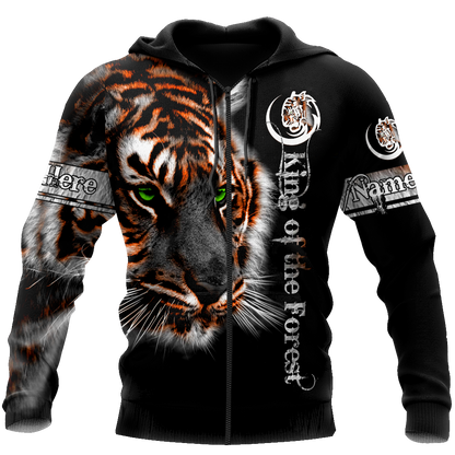 Customize Name Tiger 3D All Over Printed Unisex Shirts