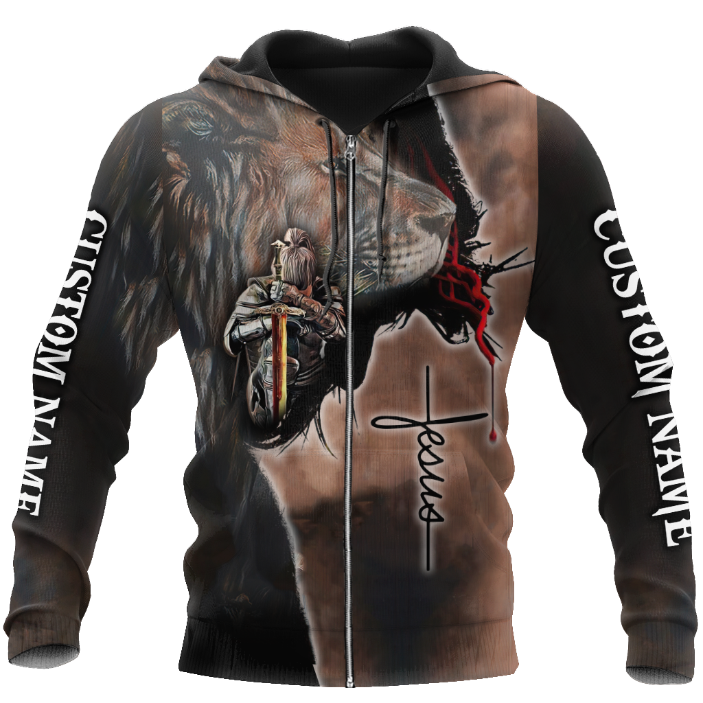 Premium Unisex Hoodie 3D All Over Printed Easter Day Christian Jesus Custom Name No16 ML