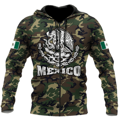 Love Mexico 3D All Over Printed Hoodie