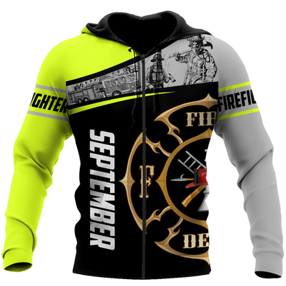 September Firefighter Hoodie For Men And Women MH28012121