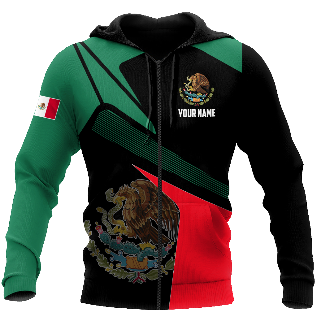 Personalized Mexico 3D All Over Printed Hoodie