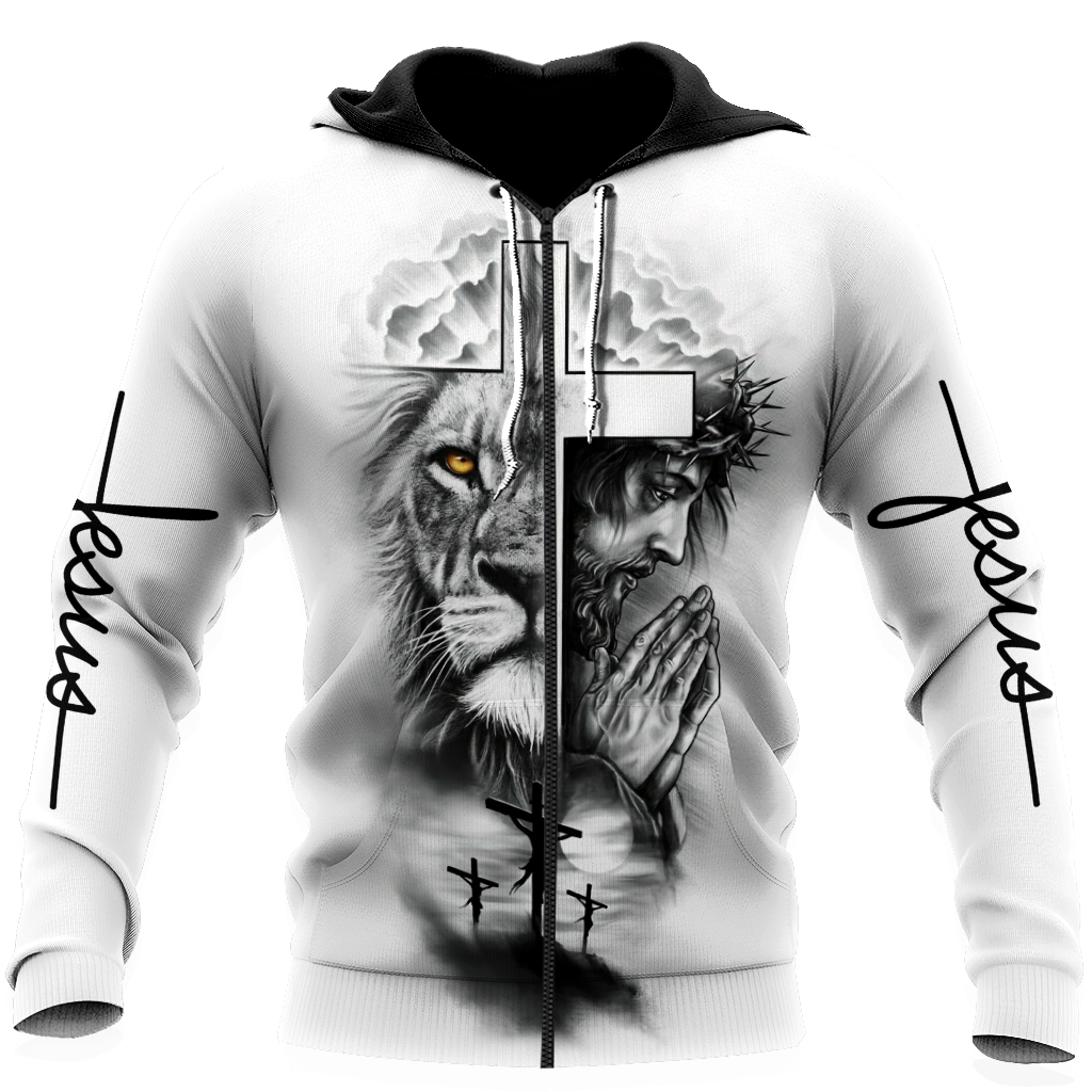 Lion God Tattoo Vibe - Christian - 3D All Over Printed Style for Men and Women
