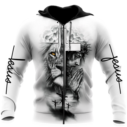 Lion God Tattoo Vibe - Christian - 3D All Over Printed Style for Men and Women