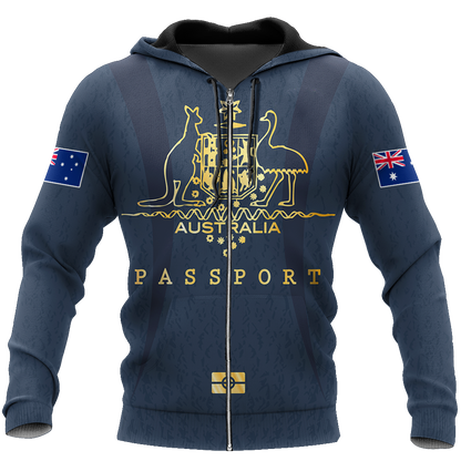 Tmarc Tee Australian passport special unisex 3d print shirts