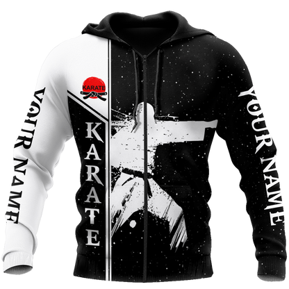 Customize Name Karate Hoodie For Men And Women TNA18032104