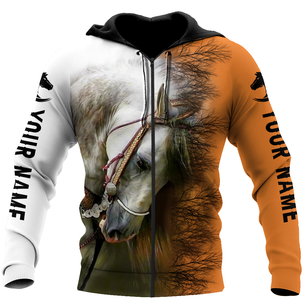 Personalized Name Premium Love Horse 3D All Over Printed Unisex Shirts