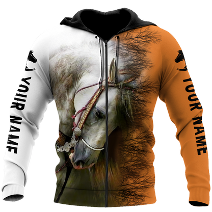 Personalized Name Premium Love Horse 3D All Over Printed Unisex Shirts
