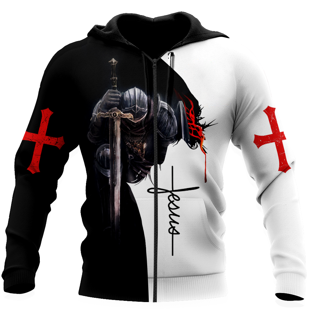 Jesus Christ Faith Over Fear 3D Printed Hoodie, T-Shirt for Men and Women
