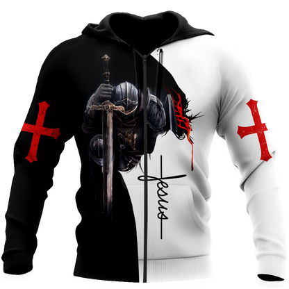Jesus Christ Faith Over Fear 3D Printed Hoodie, T-Shirt for Men and Women