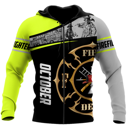 October Firefighter Hoodie For Men And Women MH28012122