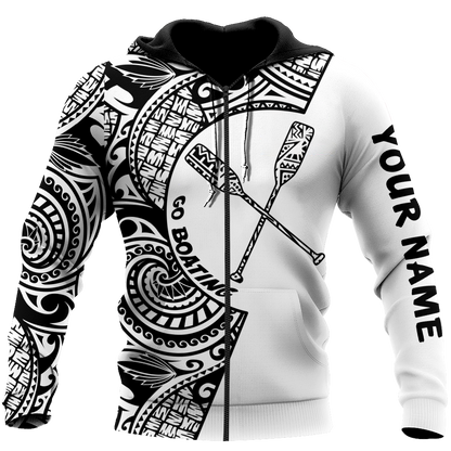 Amazing Polynesian Go Boating Personalized Unisex Deluxe Hoodie ML