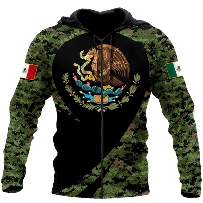 Mexico 3D All Over Printed Hoodie