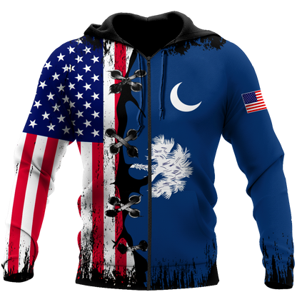 American Honduras 3D All Over Unisex Hoodie