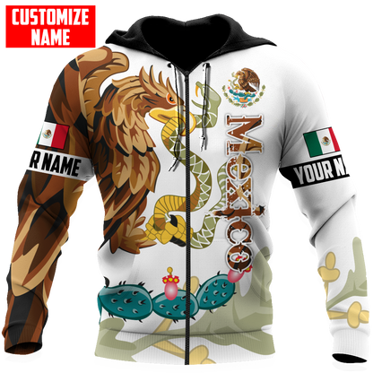 Persionalized Mexico 3D All Over Printed Unisex Shirts DQB25062101