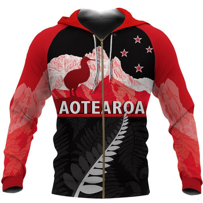Aoraki Mount Cook Hoodie New Zealand PL271 - Amaze Style™-Apparel