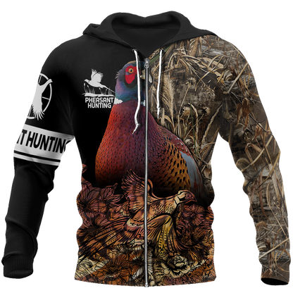 Pheasant Hunting 3D All Over Printed Shirts For Men And Women MP938 - Amaze Style™-Apparel