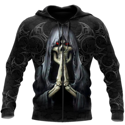 November Guy Skull 3D All Over Printed Shirts JJW28102005