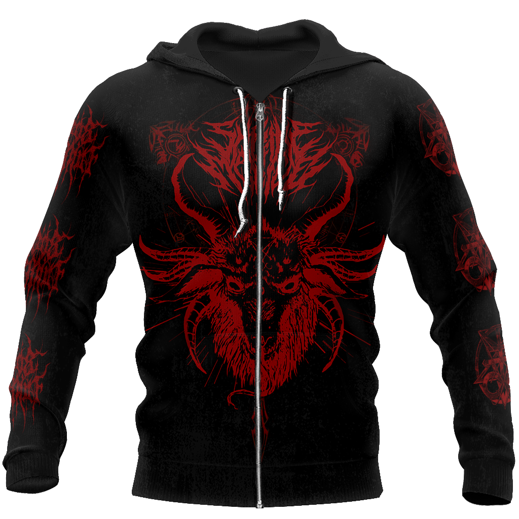 Satanic Devil  All Over Printed Hoodie JJ290201 - Amaze Style™-Apparel