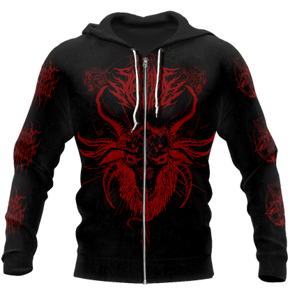 Satanic Devil  All Over Printed Hoodie JJ290201 - Amaze Style™-Apparel