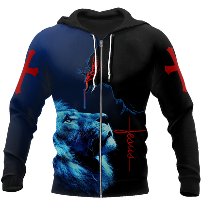God and Lion - Christian - 3D All Over Printed Style for Men and Women