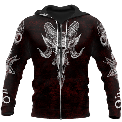 Satanic Tribal 3D All Over Printed Hoodie Shirts For Men And Women MP180305a - Amaze Style™-Apparel