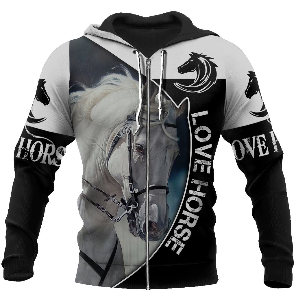 Love Horse 3D All Over Printed Shirts JJ230402 - Amaze Style™-Apparel
