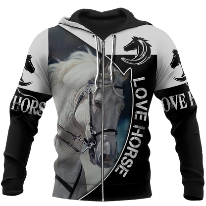 Love Horse 3D All Over Printed Shirts JJ230402 - Amaze Style™-Apparel