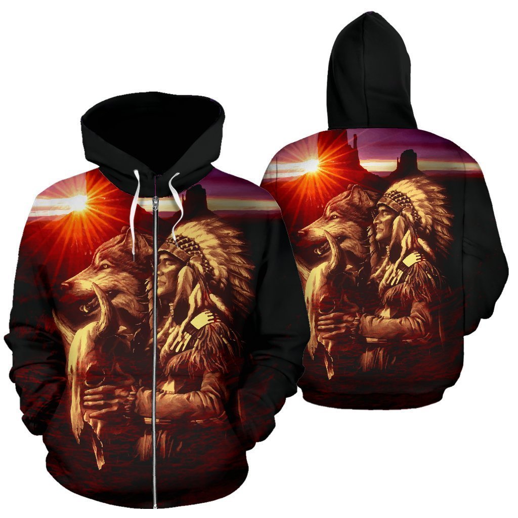 Native America Spirit Pullover Hoodie PL112 - Amaze Style™-Apparel