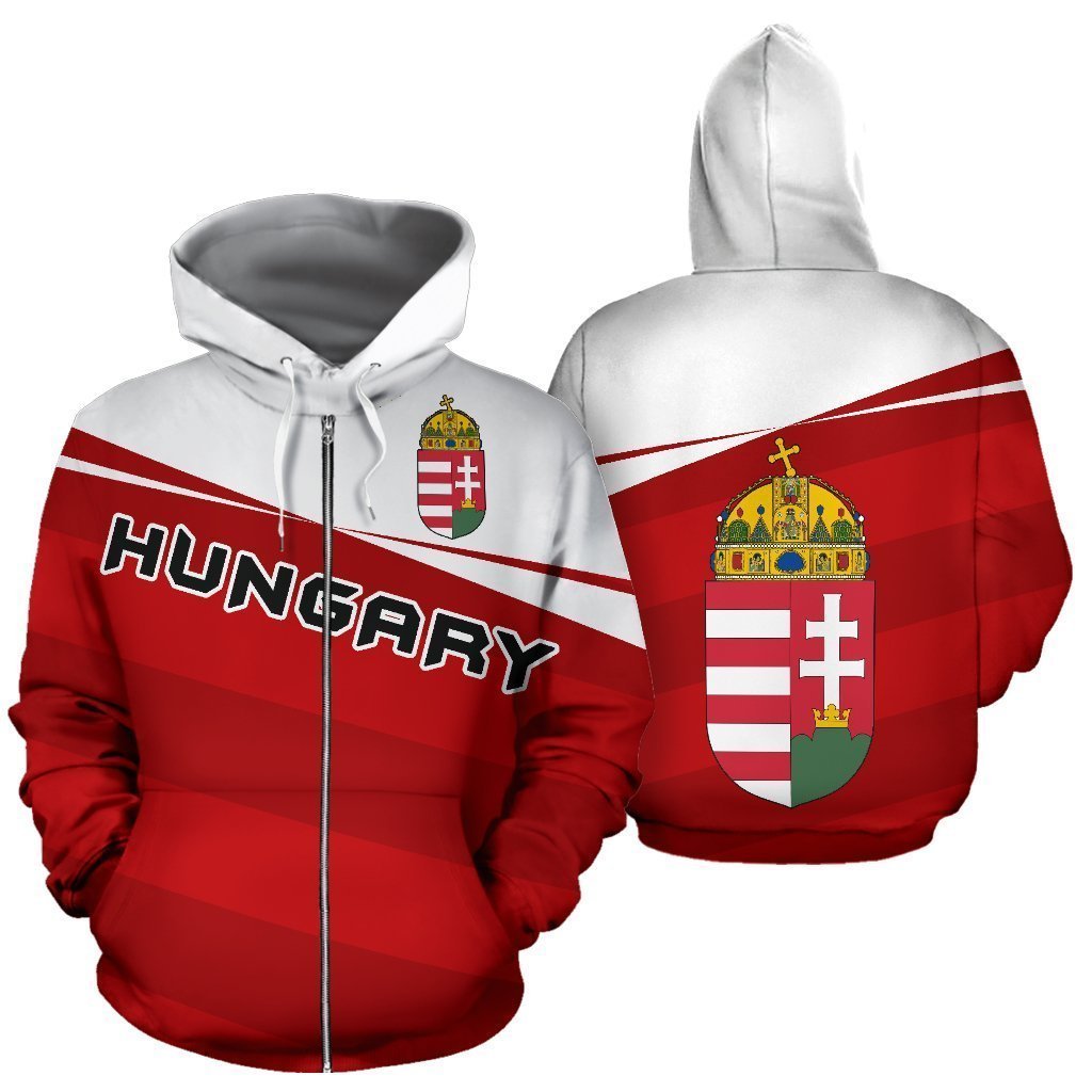 Hungary Coat Of Arms Hoodie - Vivian Style - Amaze Style™-Apparel